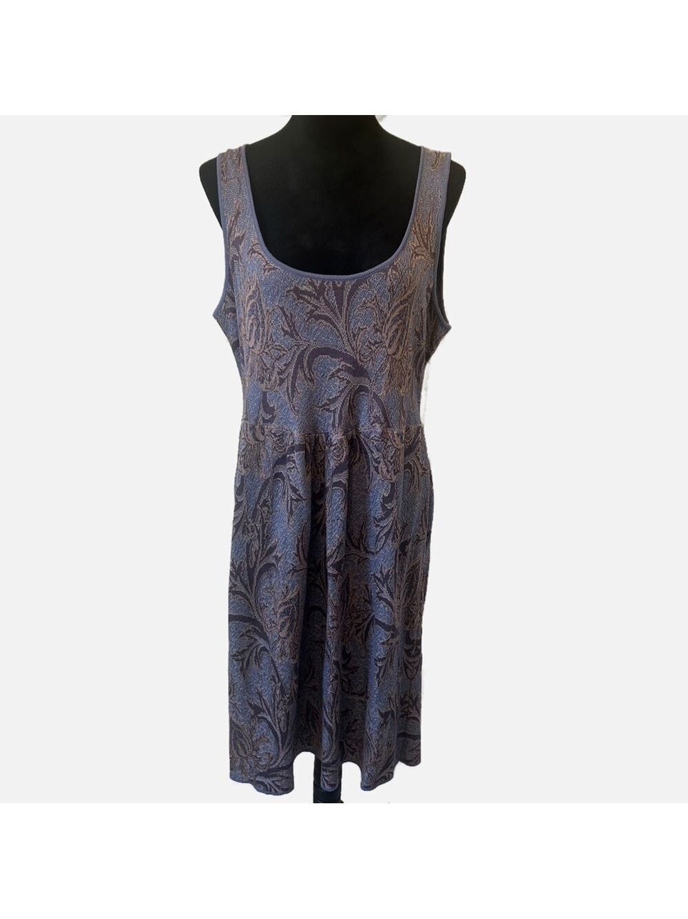 NEW Peruvian Connection Fresco Pinafore Midi Southwestern Dress Pima Cotton Boho